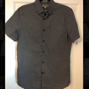 Express, Button Down Dress Shirt, Mens